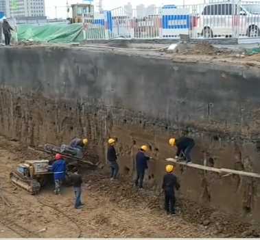 马鞍山花山区土钉墙支护